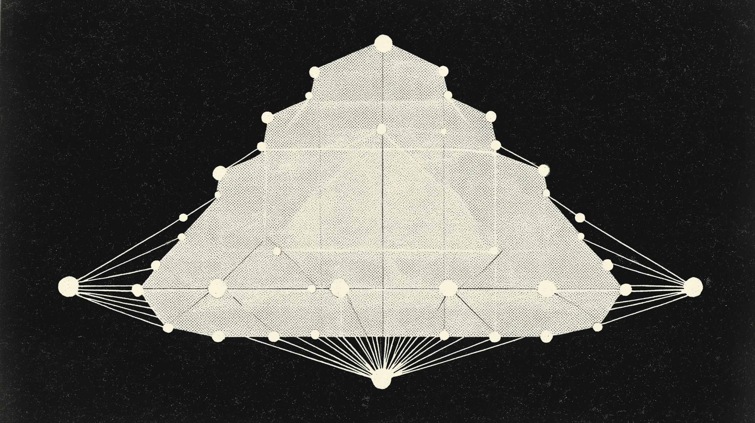 Abstract neural infrastructure field representing SEVA's research-led elevation practice