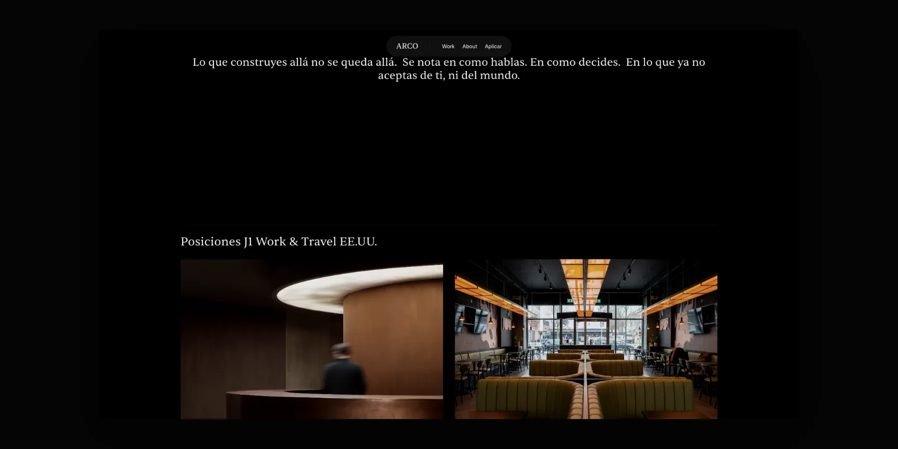 ARCO Work & Travel — system record